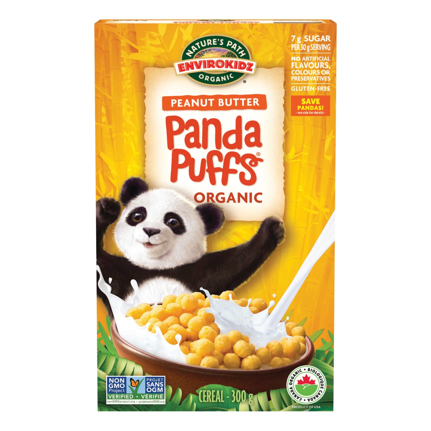 Panda Puffs Cereal