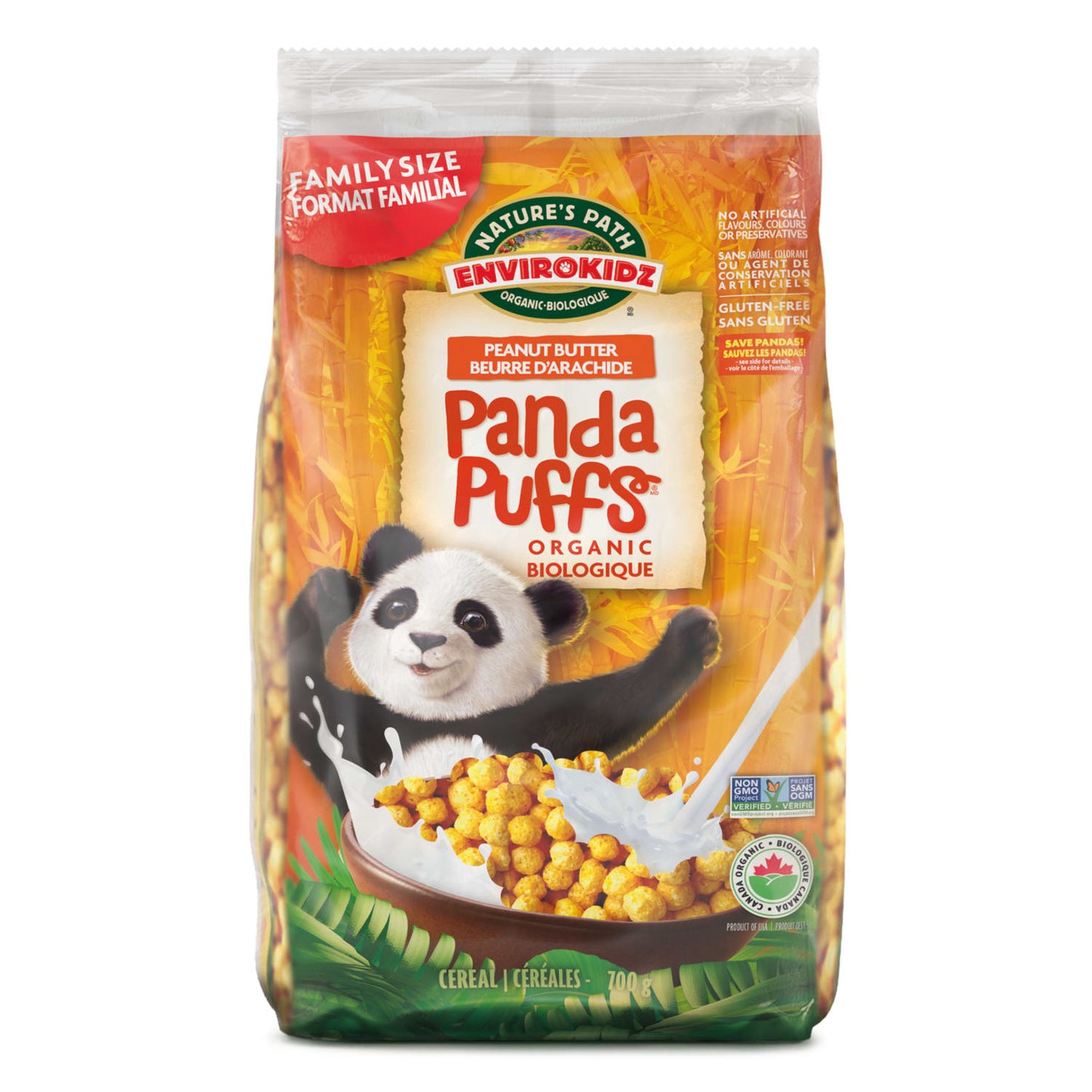 Panda Puffs Cereal
