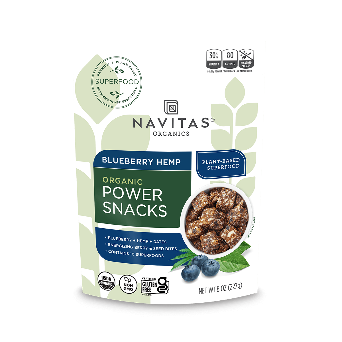 Power Snacks Blueberry Hemp