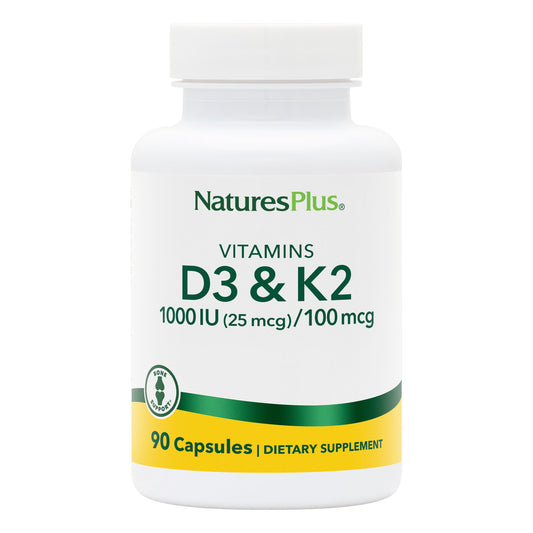 Vitamin D3 1000 IU/Vitamin K2 100 mcg Capsules