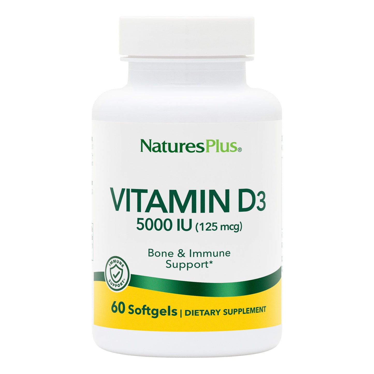 Vitamin D3 5000 IU Softgels