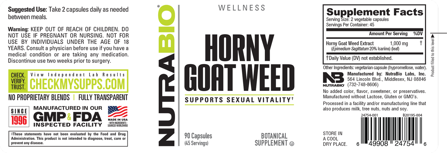 Horny Goat Weed (500mg)