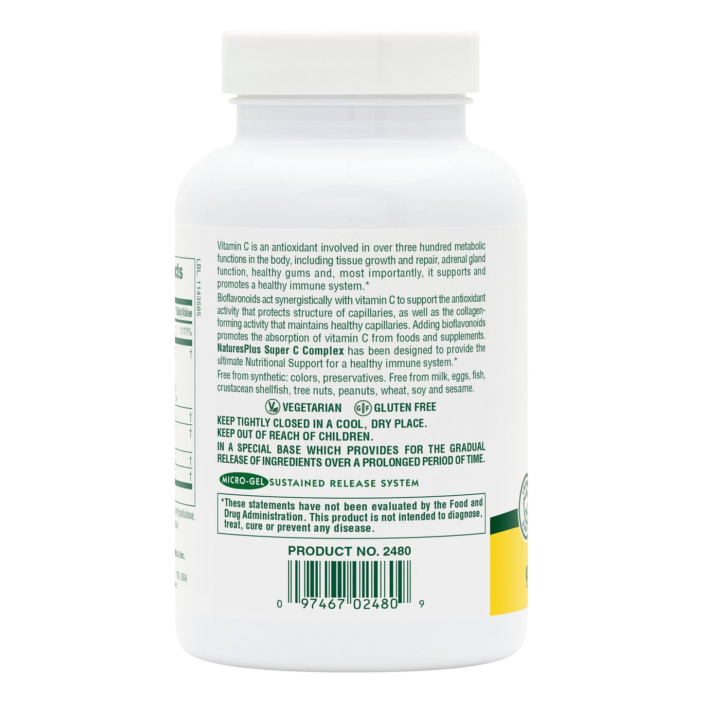 Super C Complex Sustained Release Tablets