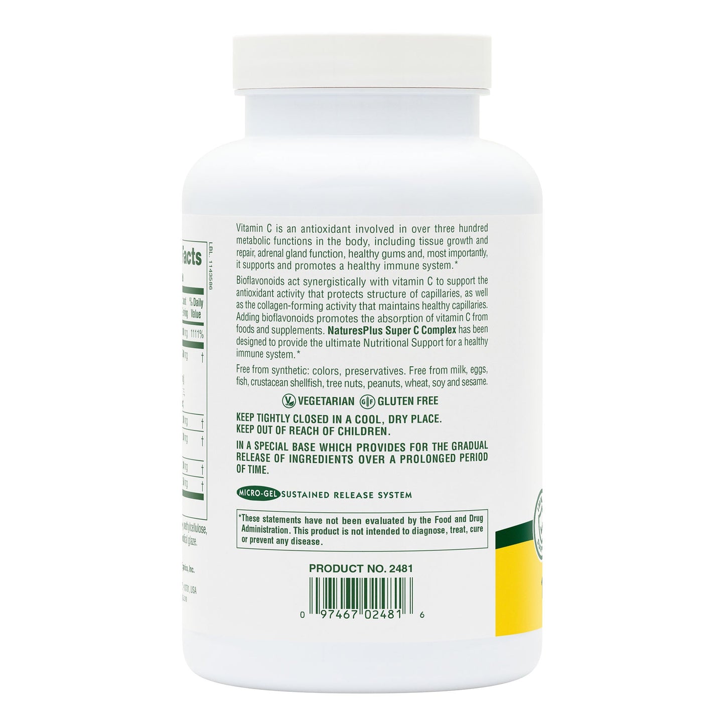 Super C Complex Sustained Release Tablets