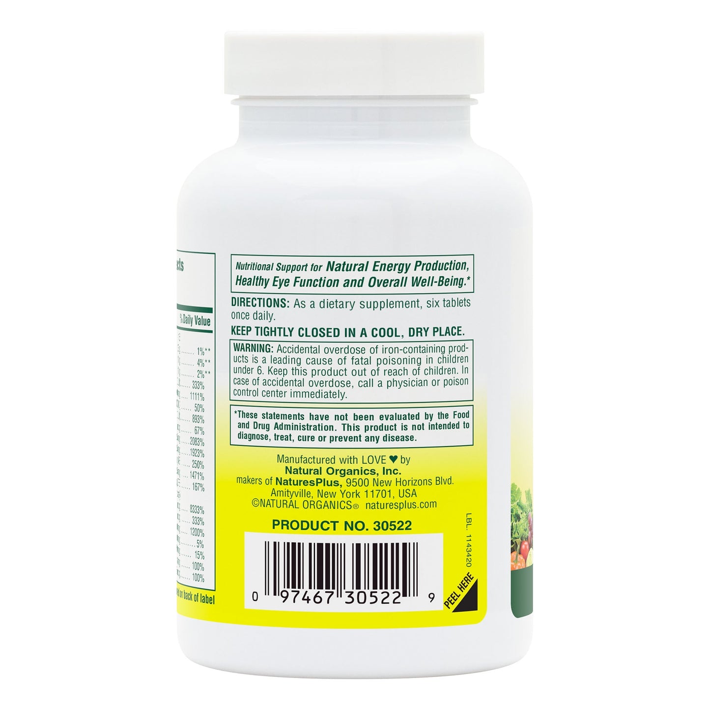 Ultra Source of Life® with Lutein Multivitamin Mini-Tabs