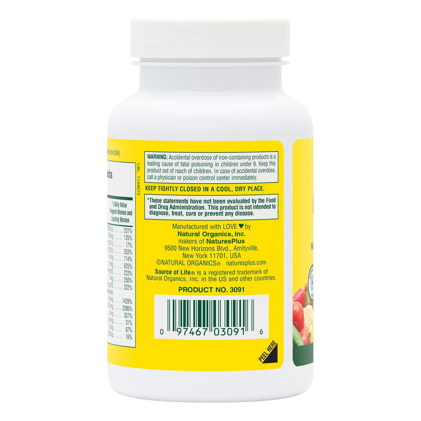 Source of Life® Prenatal Multivitamin Tablets