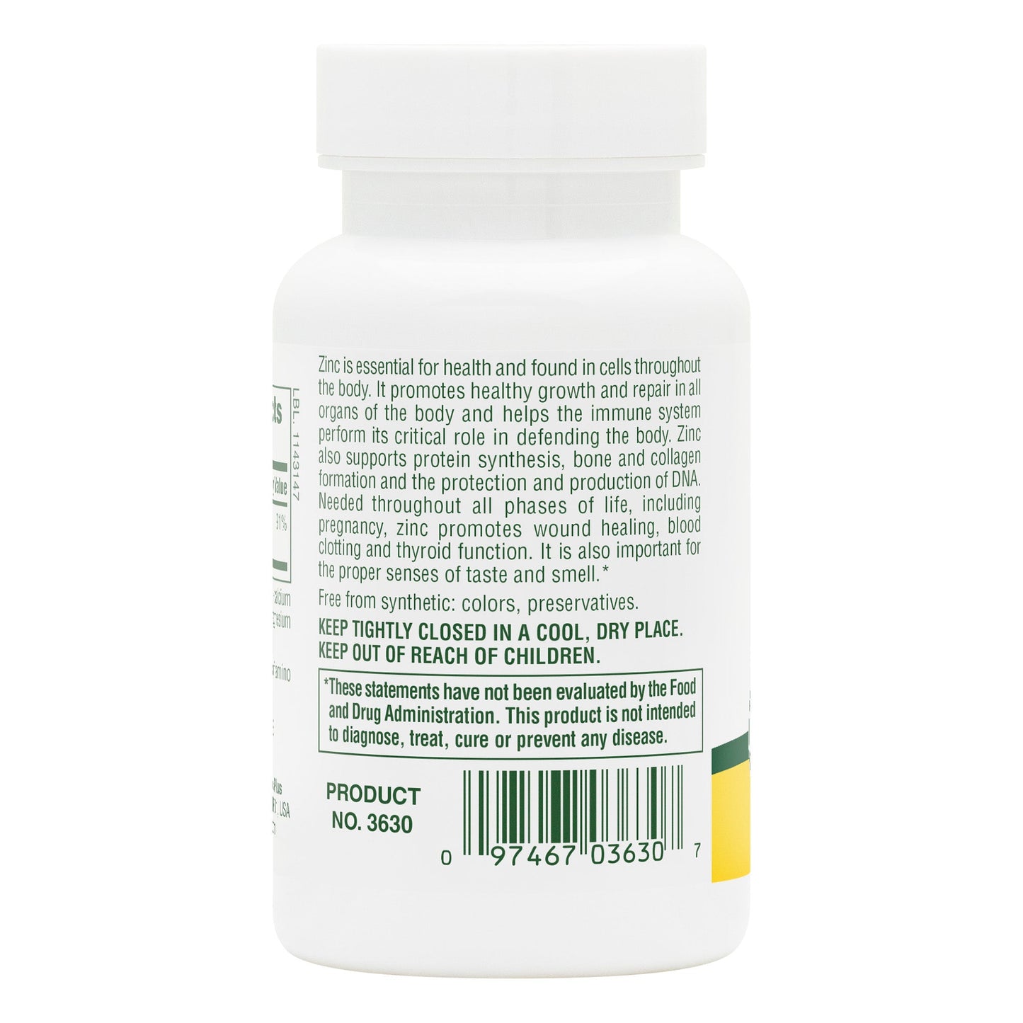 Zinc 10 mg Tablets