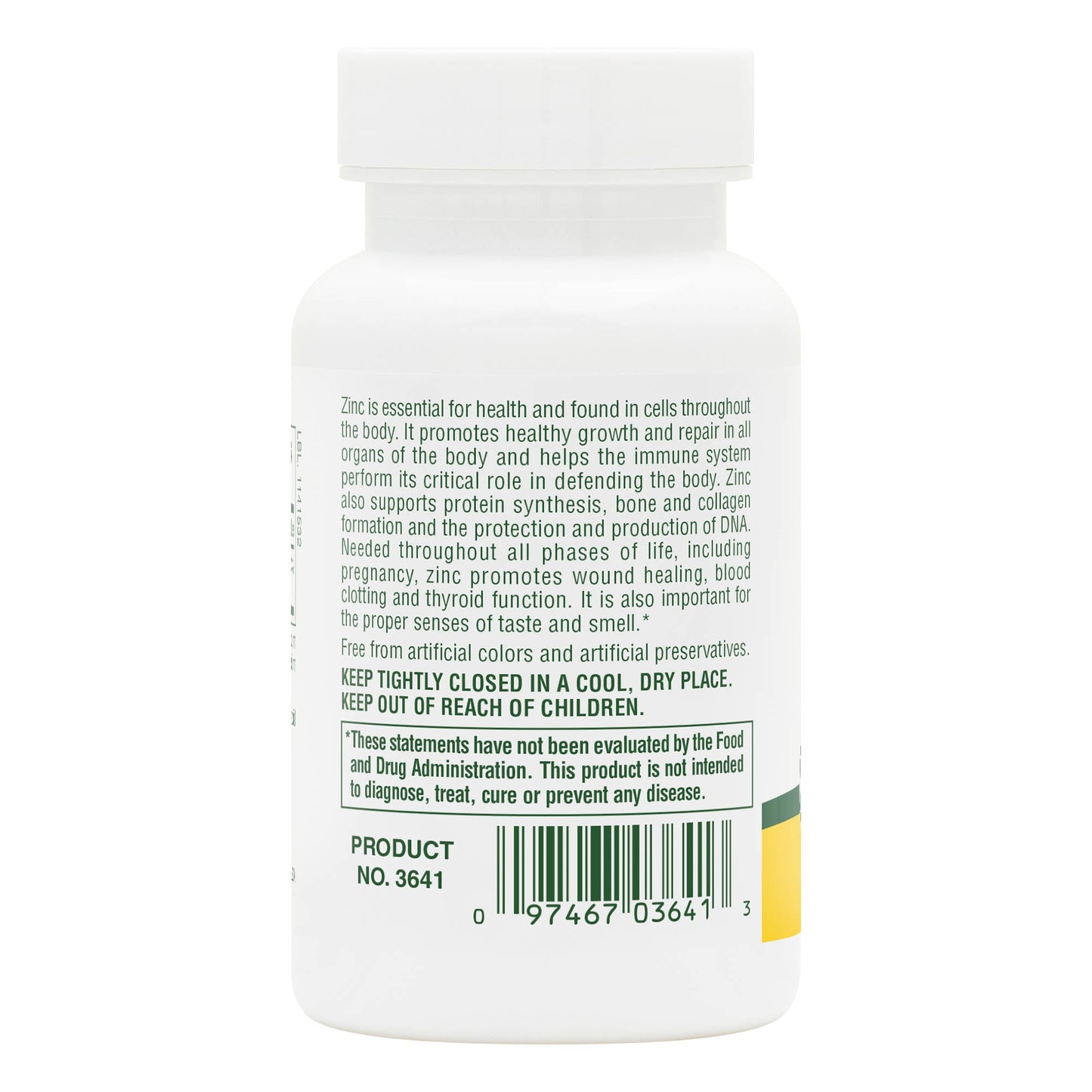 Zinc 30 mg Tablets