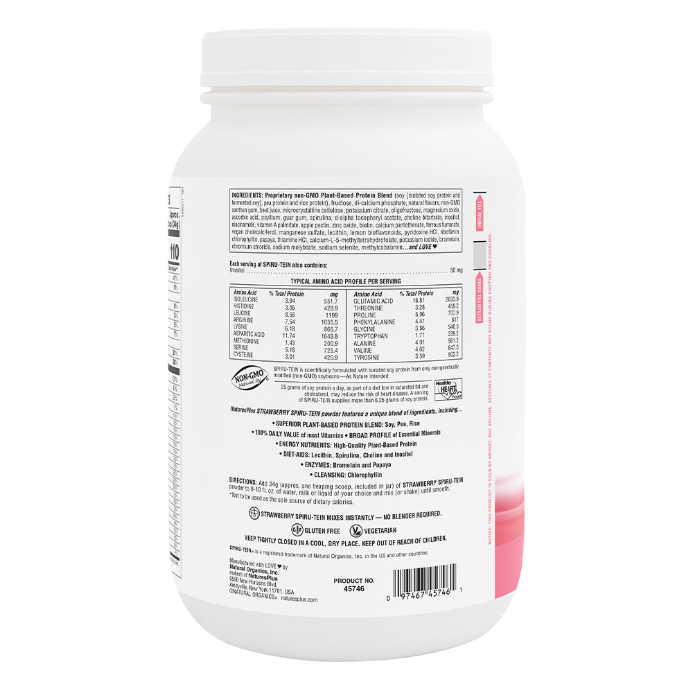 SPIRU-TEIN® Protein Powder Meal** - Strawberry