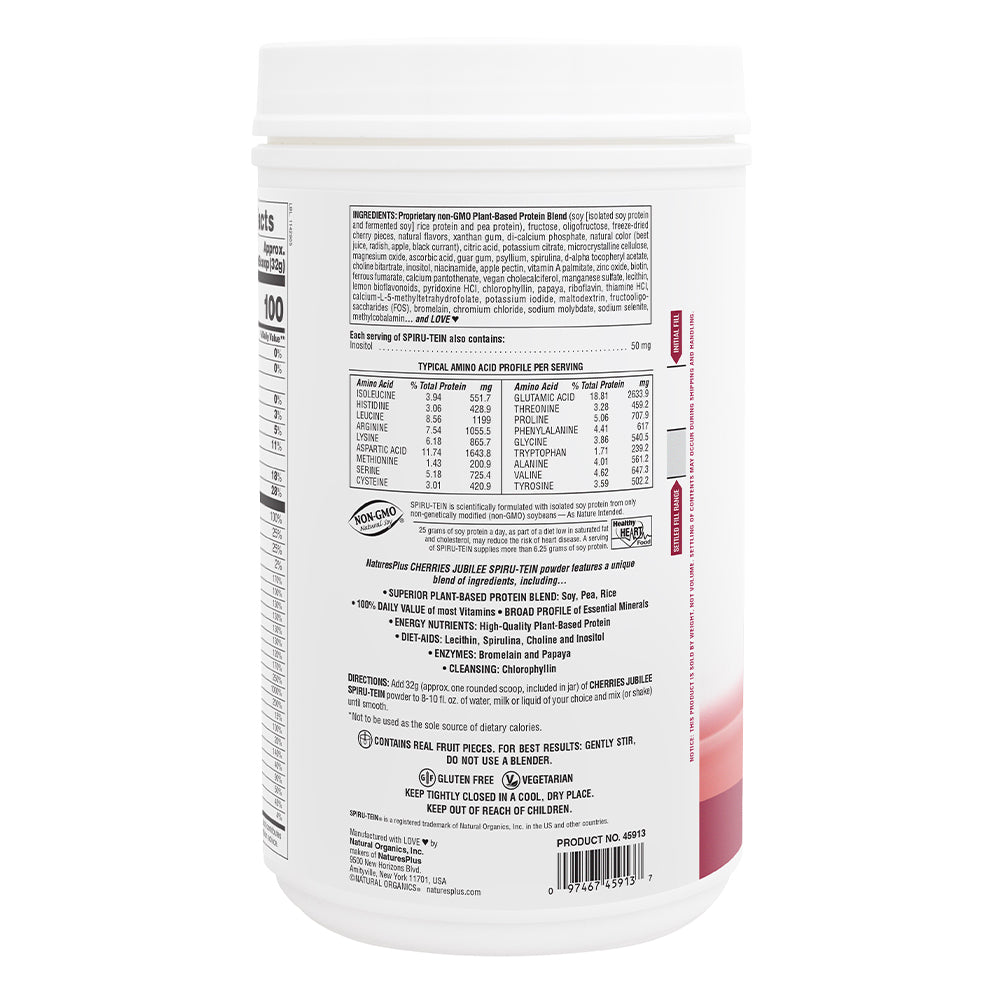 SPIRU-TEIN® Protein Powder Meal** - Cherries Jubilee