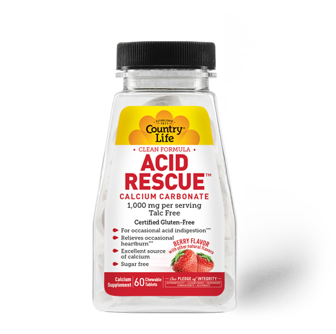 Acid Rescue™ Calcium Carbonate Berry Flavored