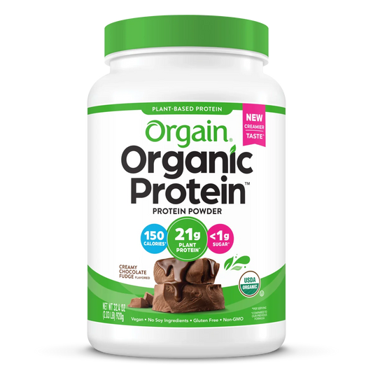 Organic Protein™ Plant Based Protein Powder - Creamy Chocolate Fudge