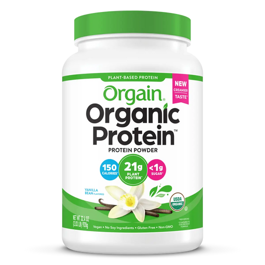 Organic Protein™ Plant Based Protein Powder - Vanilla Bean