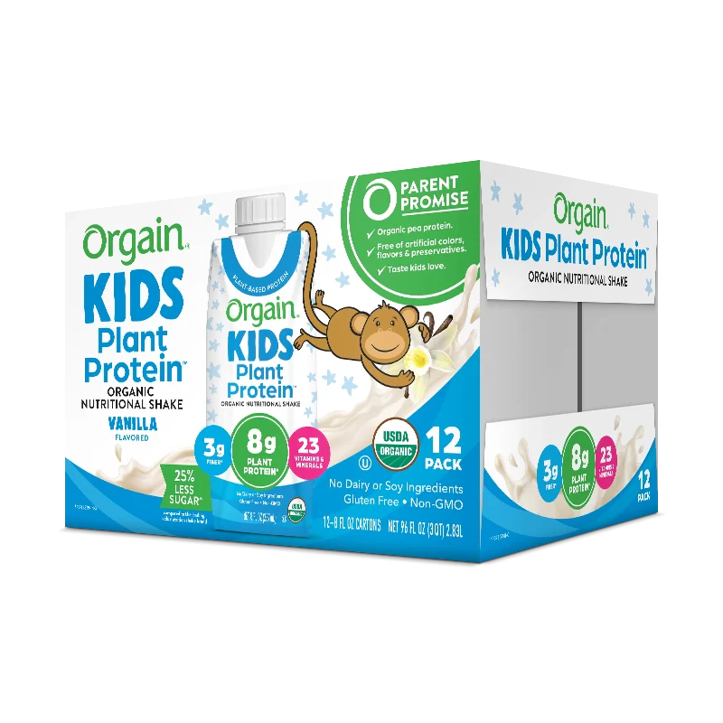 Kids Organic Plant Protein Nutritional Shake - Vanilla