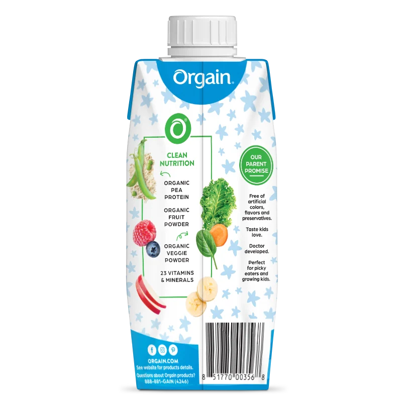 Kids Organic Plant Protein Nutritional Shake - Vanilla