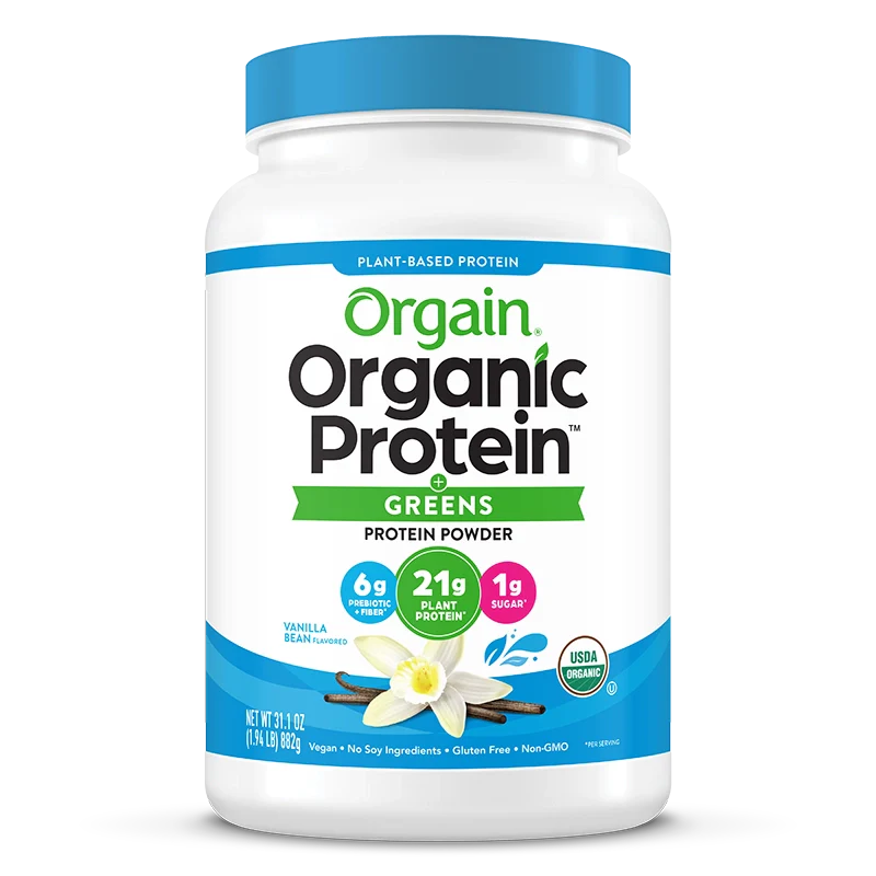 Organic Protein™ & Greens Plant Based Protein Powder - Vanilla Bean