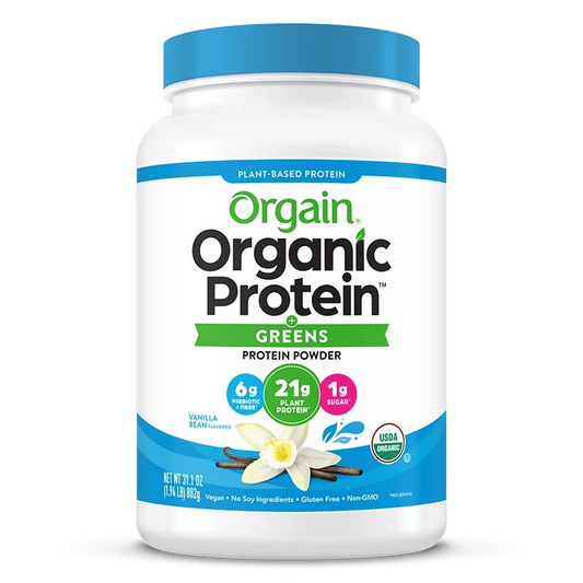 Organic Protein™ & Greens Plant Based Protein Powder - Vanilla Bean