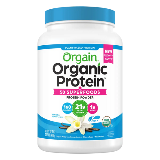 Organic Protein™ & Superfoods Plant Based Protein Powder - Vanilla bean