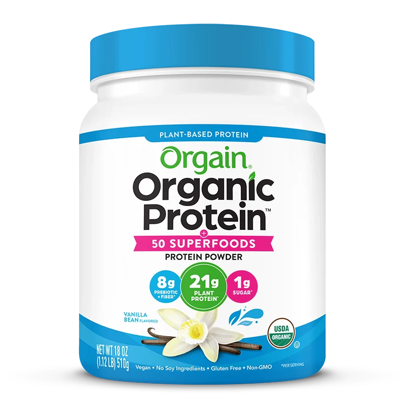 Organic Protein™ & Superfoods Plant Based Protein Powder - Vanilla bean