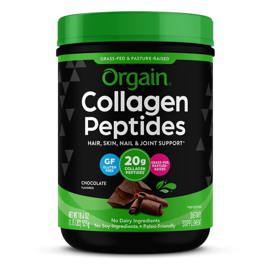 Grass Fed Pasture Raised Collagen Peptides - Chocolate