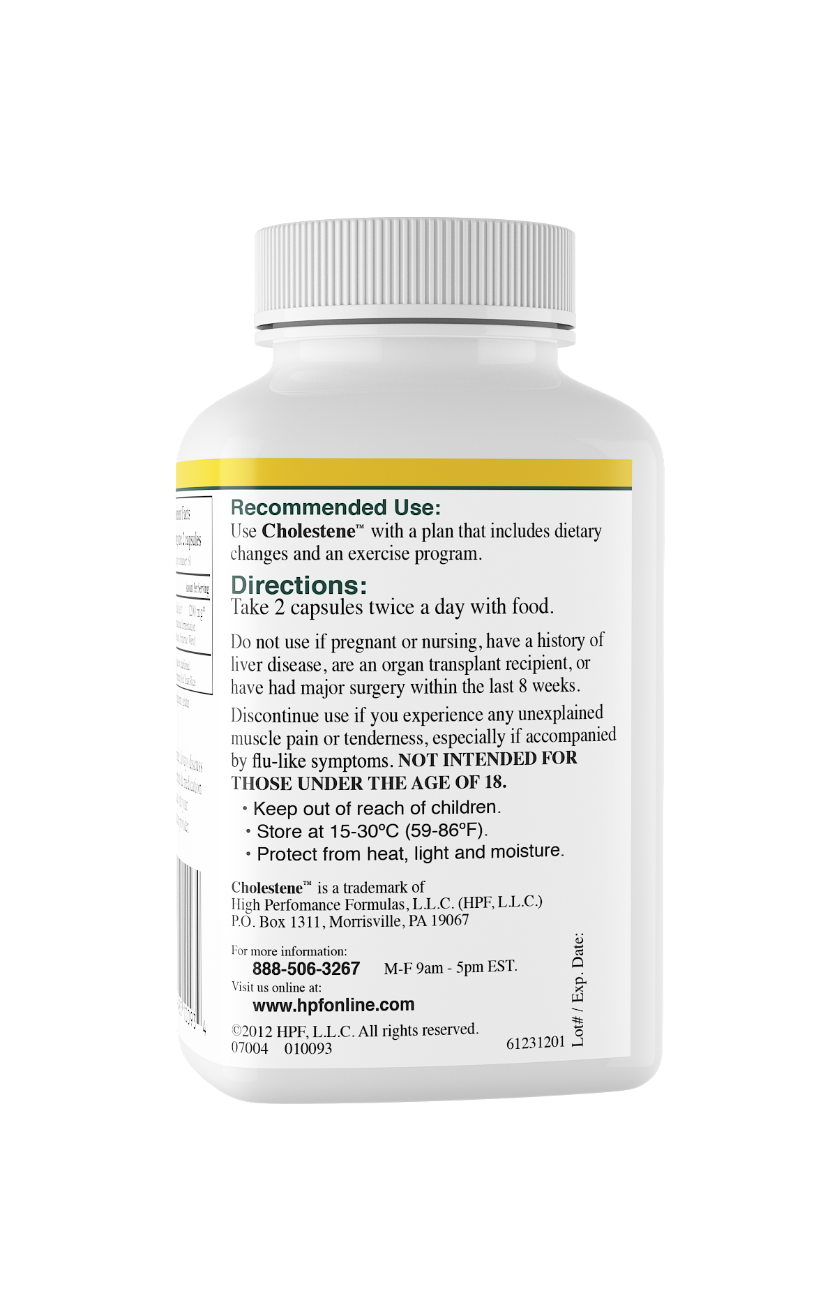 HPF Cholestene (Red Yeast Rice)