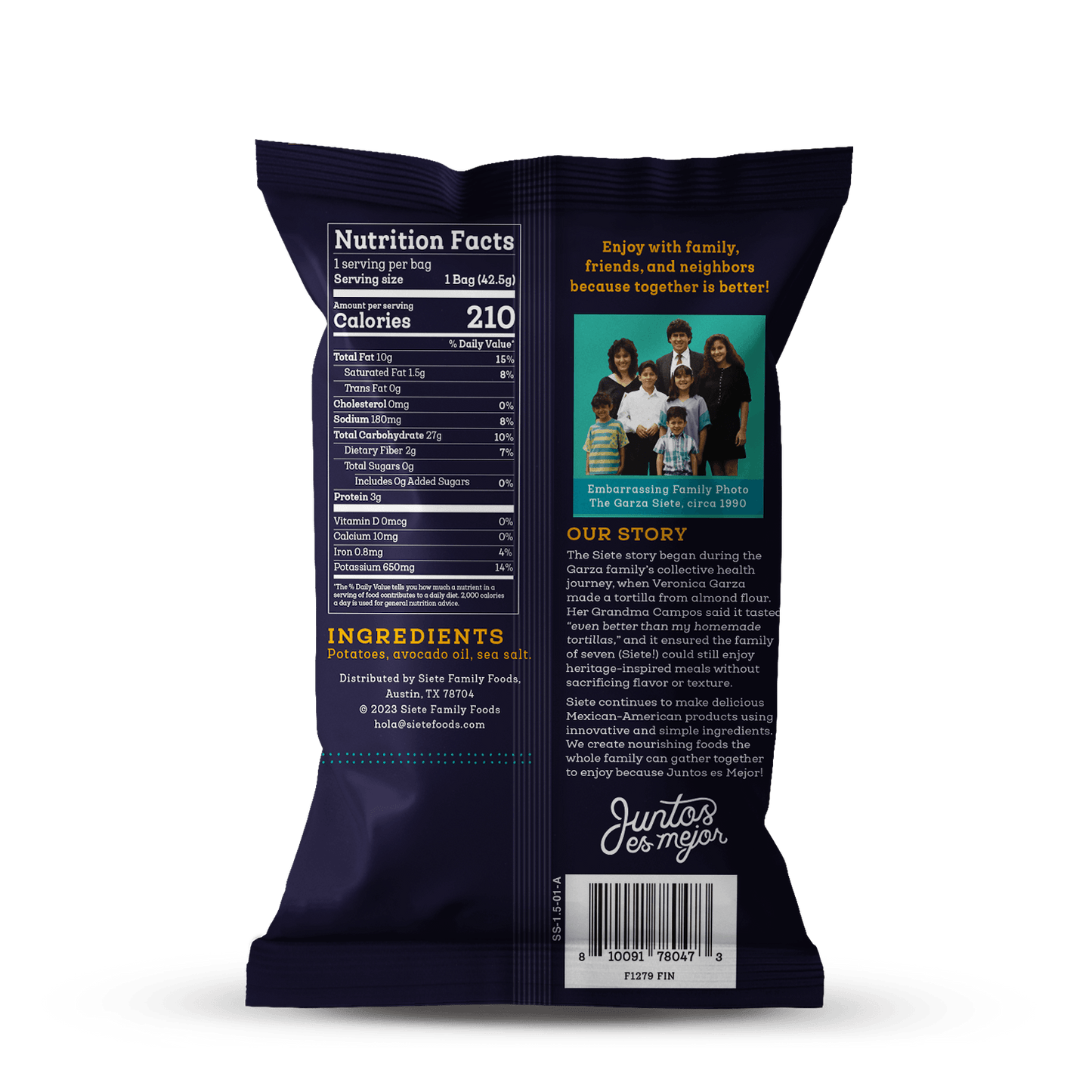 Sea Salt Kettle Cooked Potato Chips 1.5 oz - 24 bags
