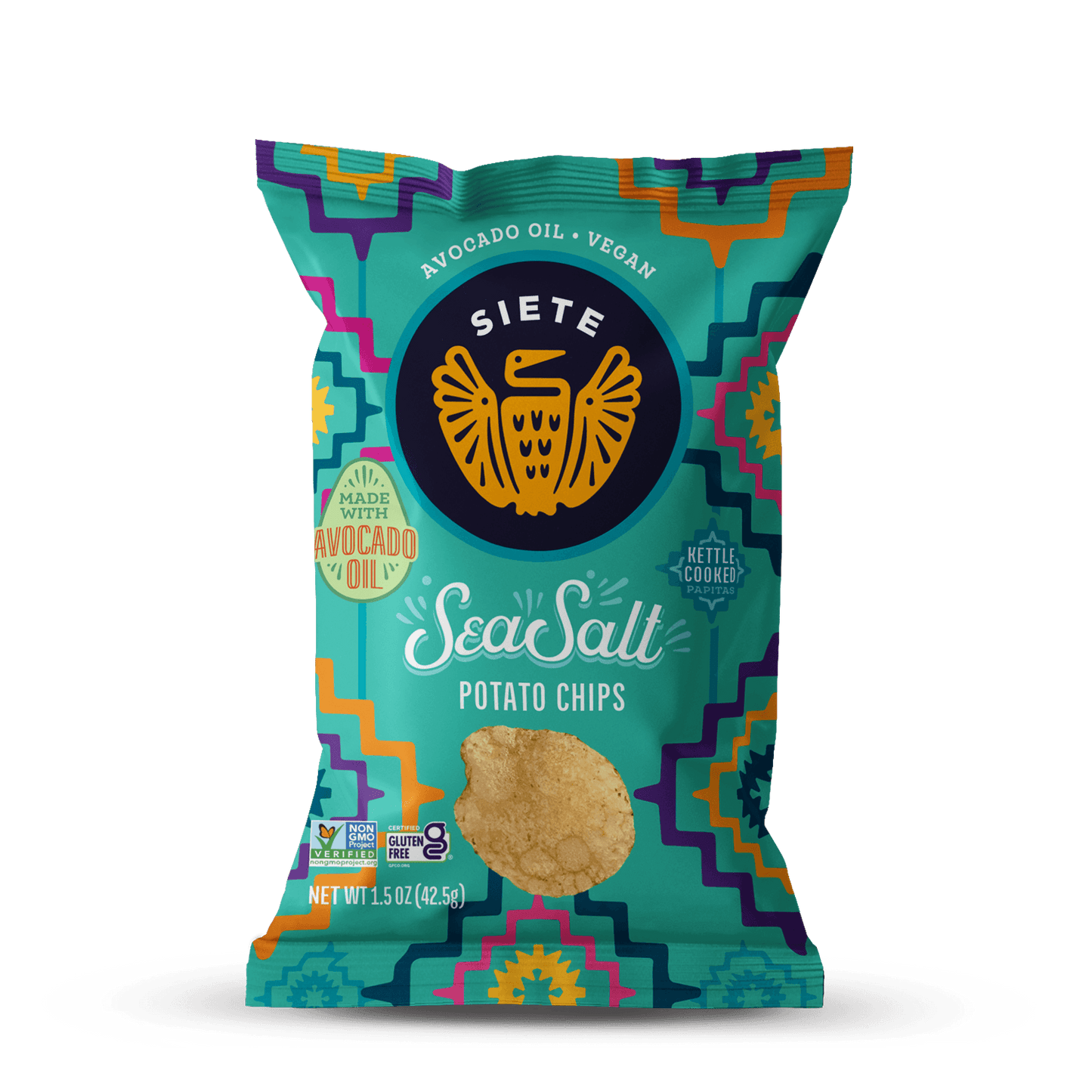 Sea Salt Kettle Cooked Potato Chips 1.5 oz - 24 bags