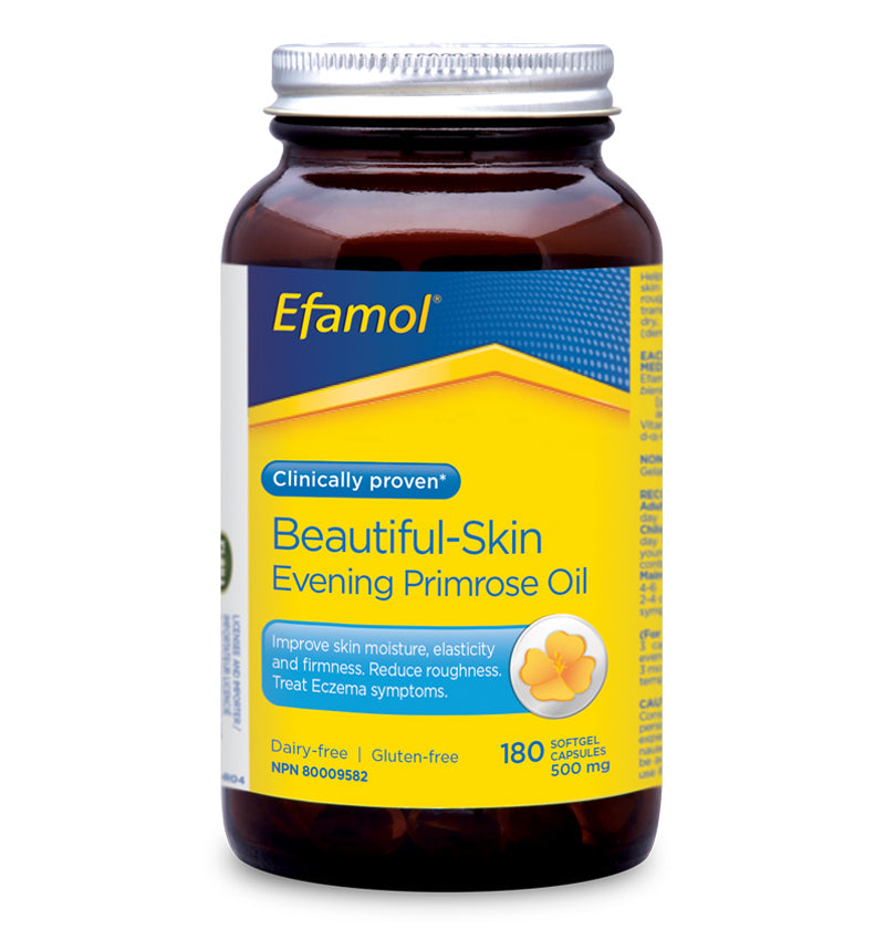 Super Savings | Efamol® - Beautiful-Skin Evening Primrose Oil | Huile d'onagre 500 mg