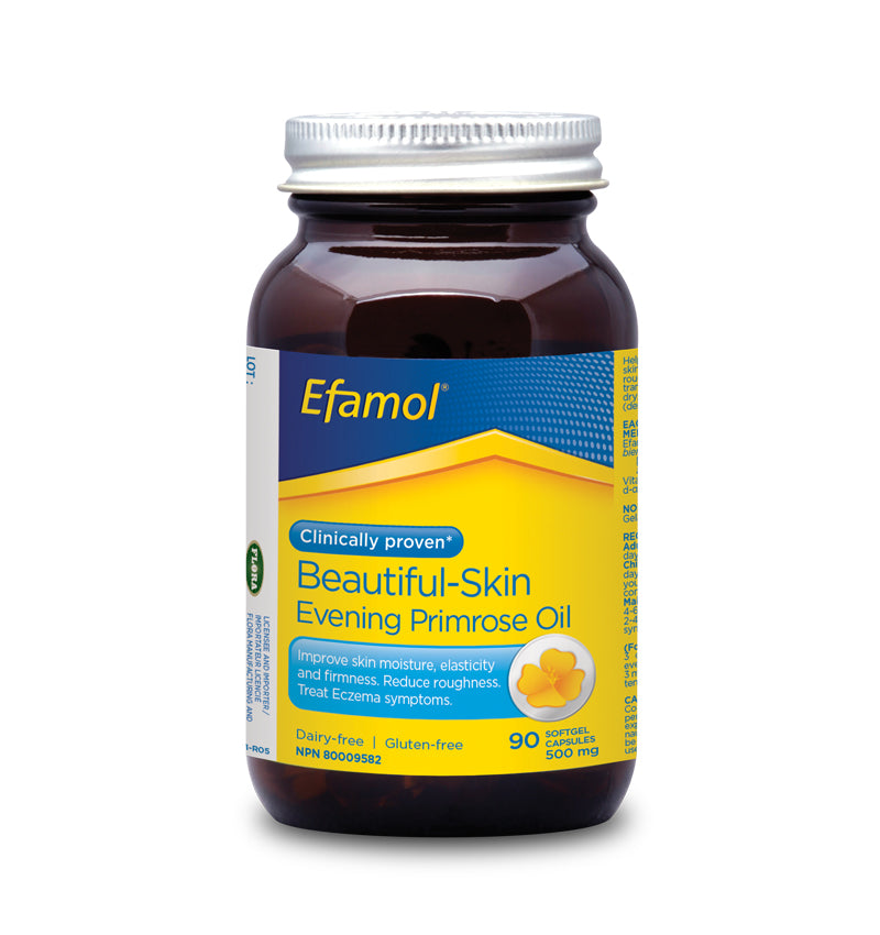 Super Savings | Efamol® - Beautiful-Skin Evening Primrose Oil | Huile d'onagre 500 mg