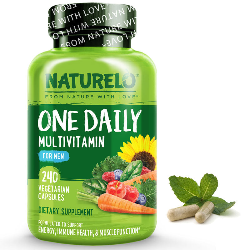 One Daily Multivitamin for Men - Vegan Friendly, Plant-Based, Whole Food Vitamin