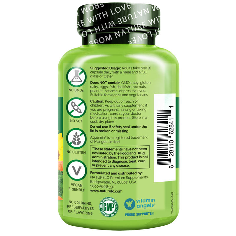 One Daily Multivitamin for Men Over 50 - Vegan Friendly, Plant-Based, Whole Food Vitamin