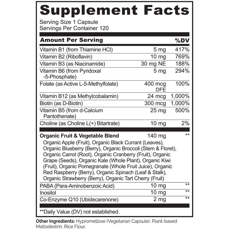 B Complex Supplement with CoQ10