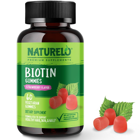 Biotin Gummy Supplement Support Healthy Hair, Skin and Nails