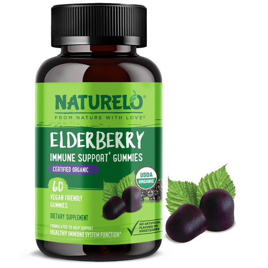 Elderberry Gummy Supplements for Immune Support