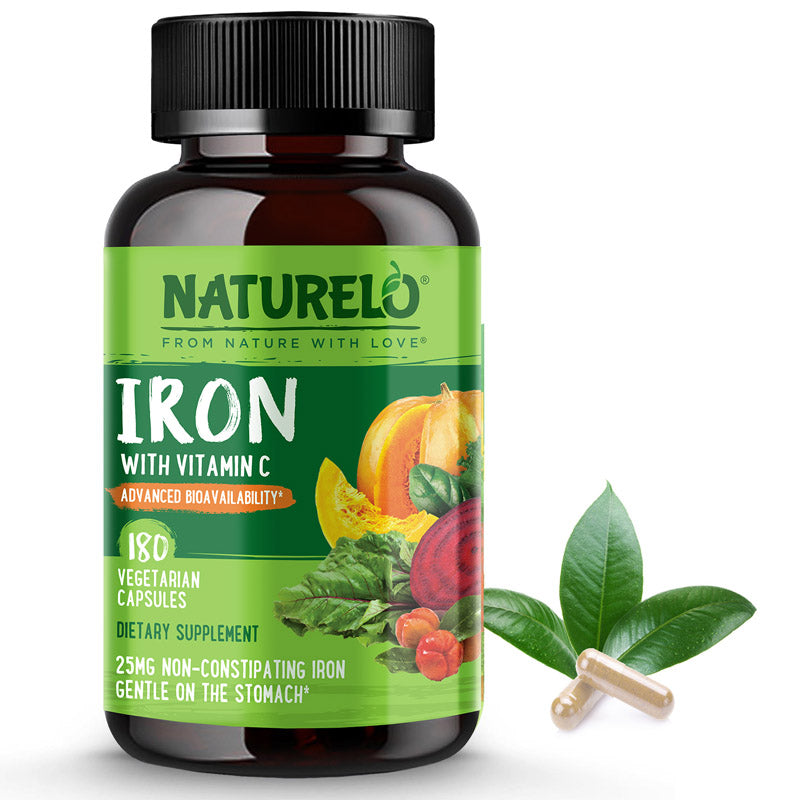 Vegan Iron Supplement with Vitamin C