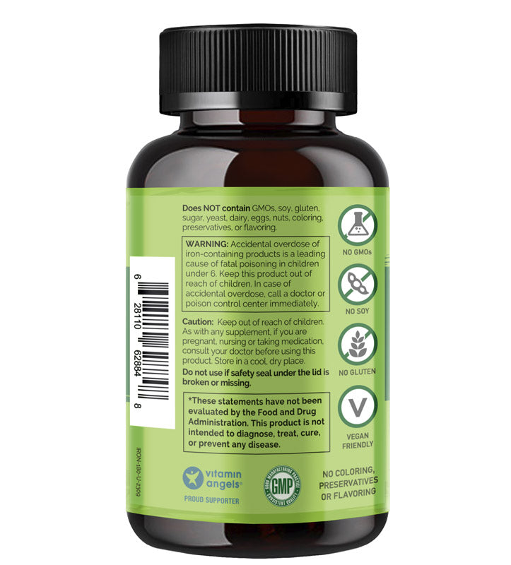 Vegan Iron Supplement with Vitamin C