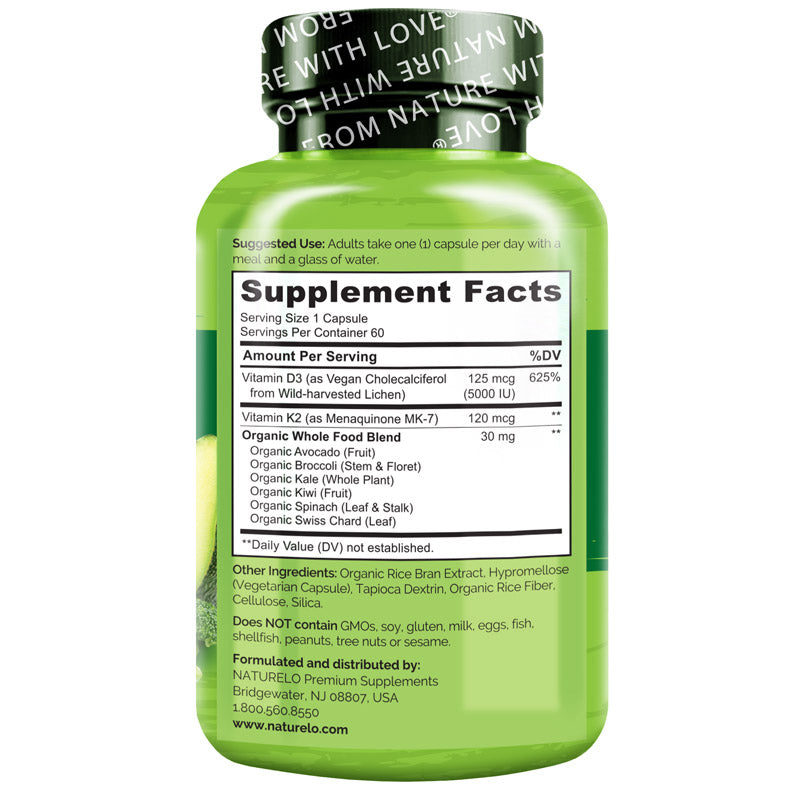 Vegan Vitamin K2 & D3 Supplement