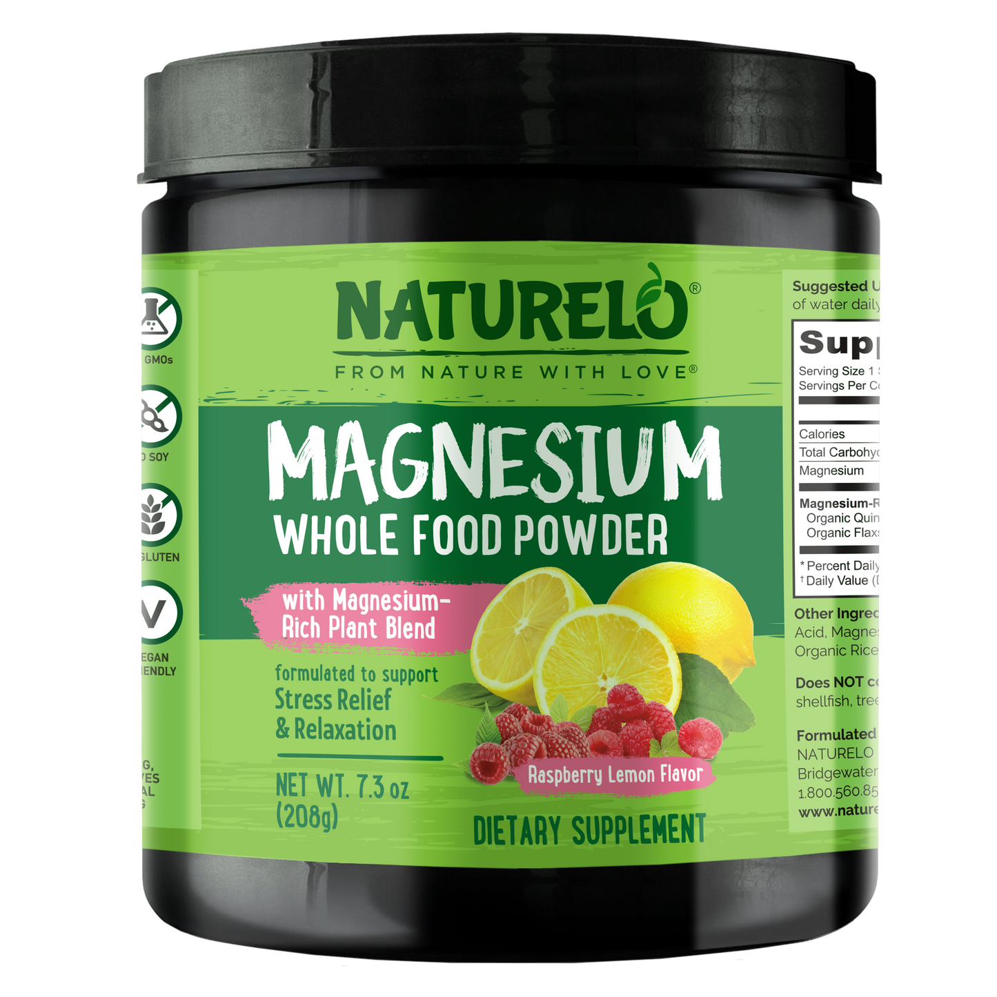 Magnesium Powder with Organic Whole Food Blend