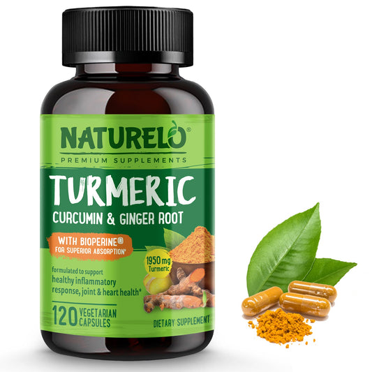 Plant-Based Turmeric Supplement with BioPerine for Enhanced Absorption