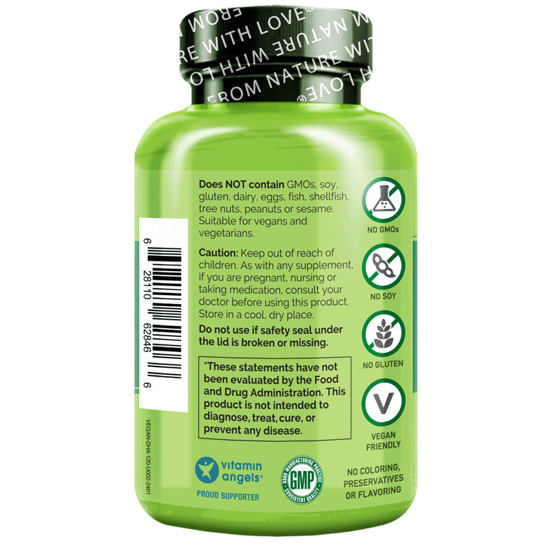 Vegan DHA Supplement with Omega-3 from Algae