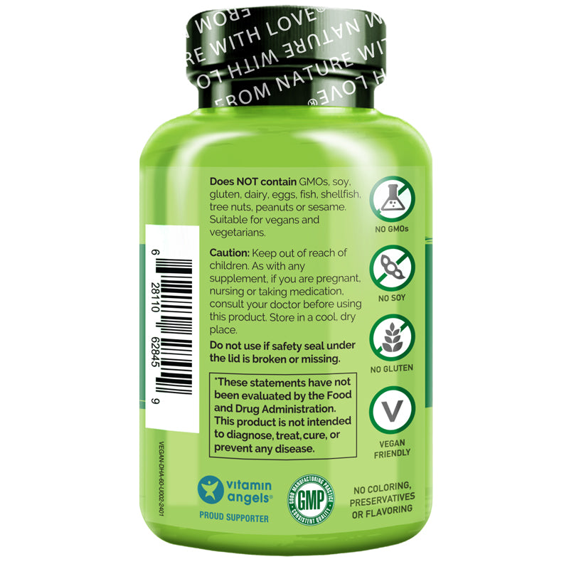 Vegan DHA Supplement with Omega-3 from Algae