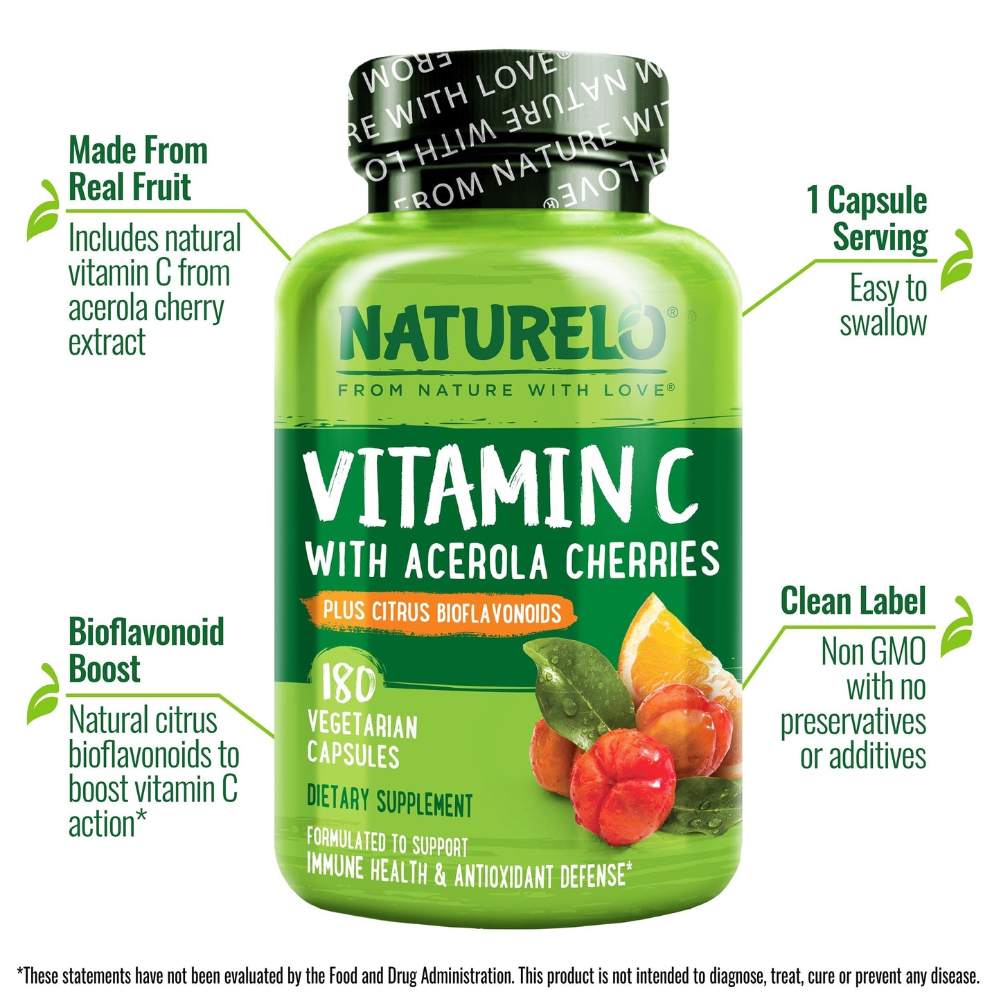 Vitamin C with Acerola Cherries & Citrus Bioflavonoids