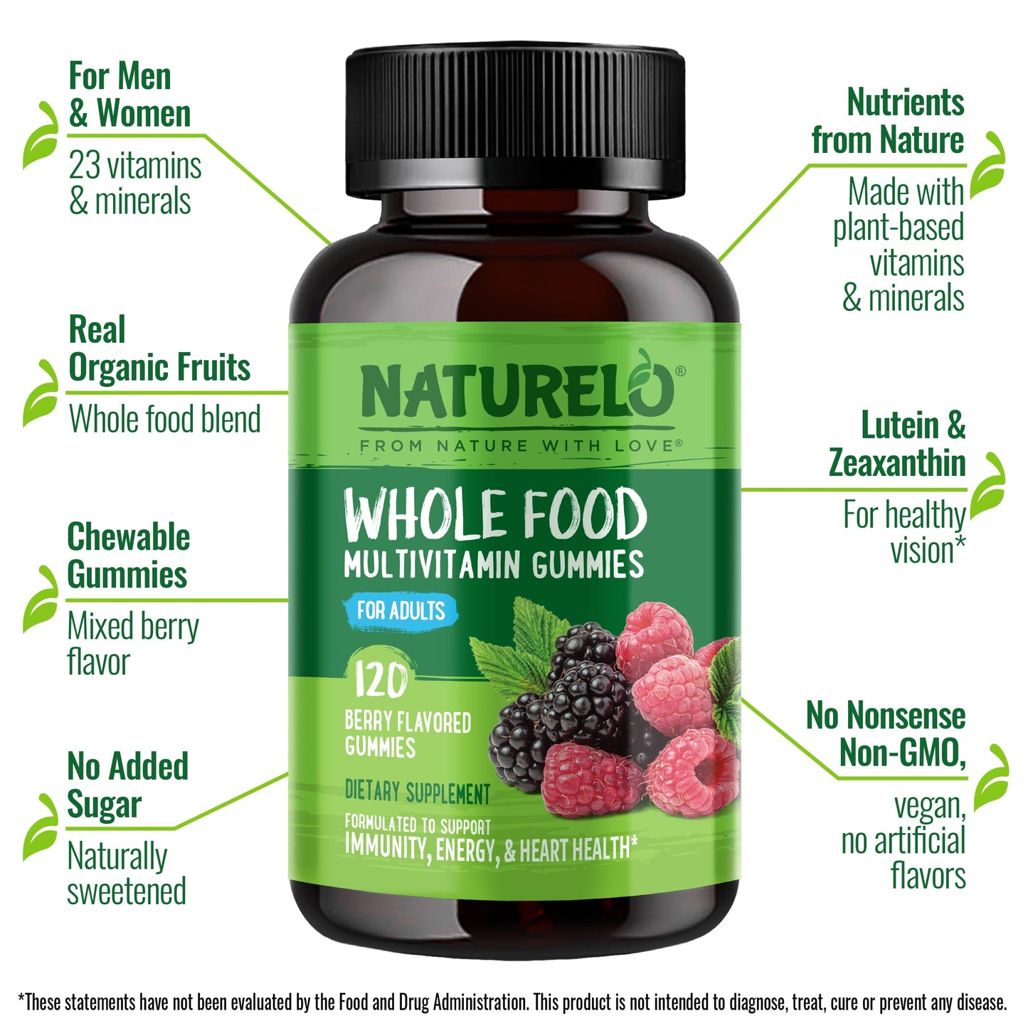 Whole Food Vitamin Gummies for Adults