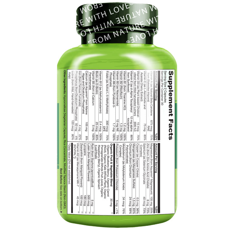 Whole Food Multivitamin for Teens, Boys and Girls