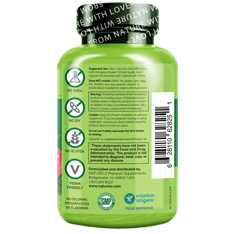 Whole Food Multivitamin for Teens, Boys and Girls