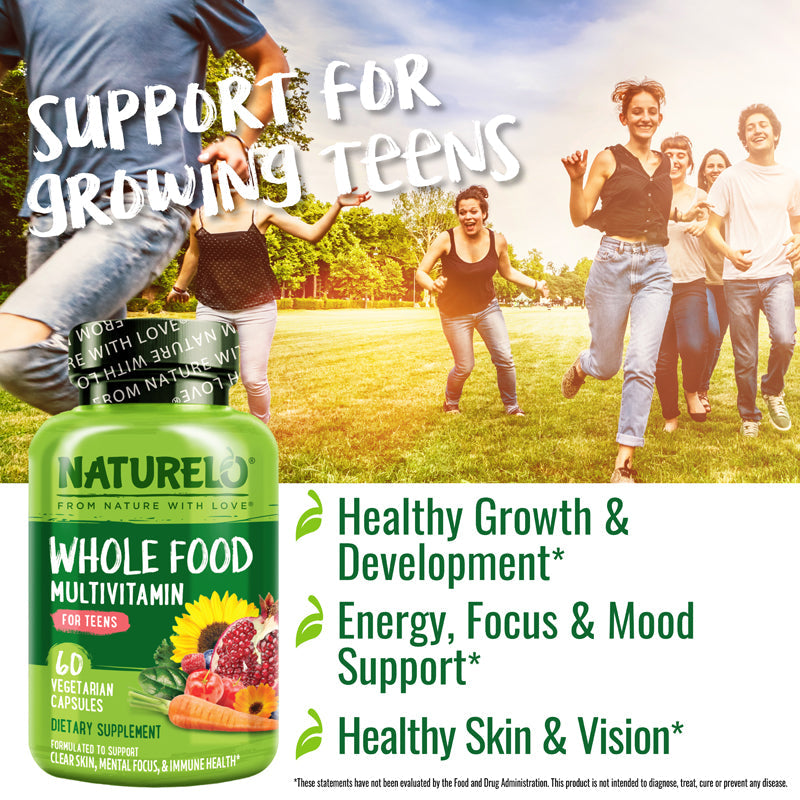 Whole Food Multivitamin for Teens, Boys and Girls