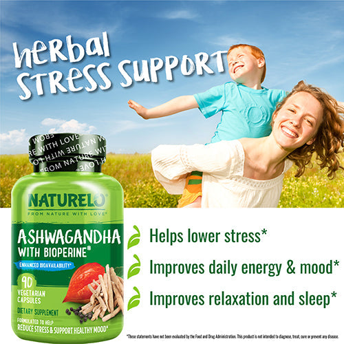 Ashwagandha Root Powder Supplement with Bioperine