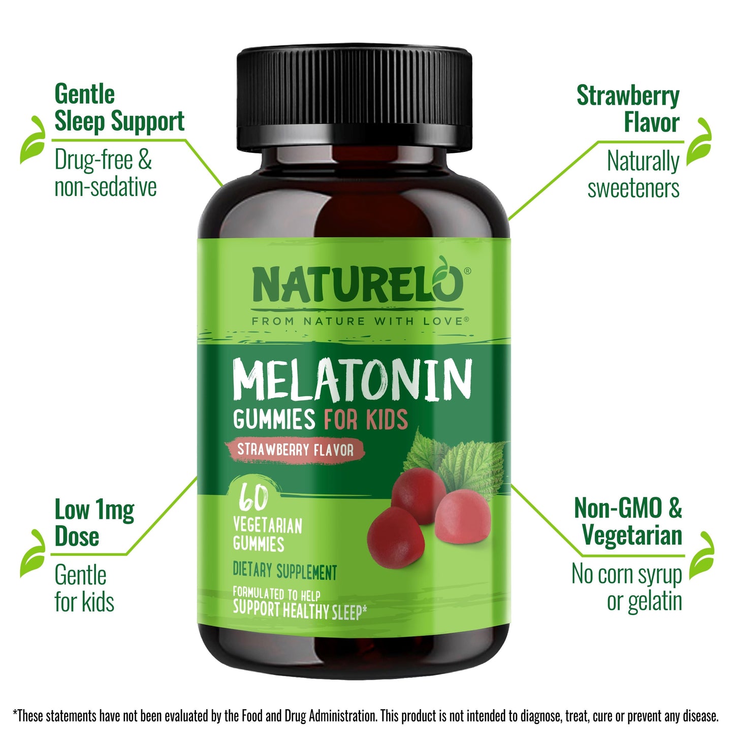 Melatonin Gummies for Kids Supplement