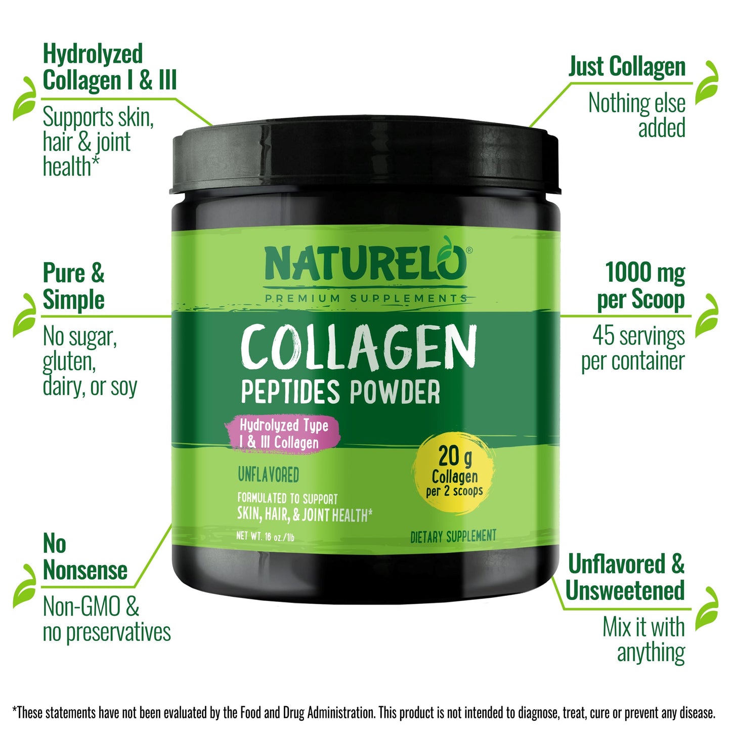 Collagen Peptides Powder - Unflavored