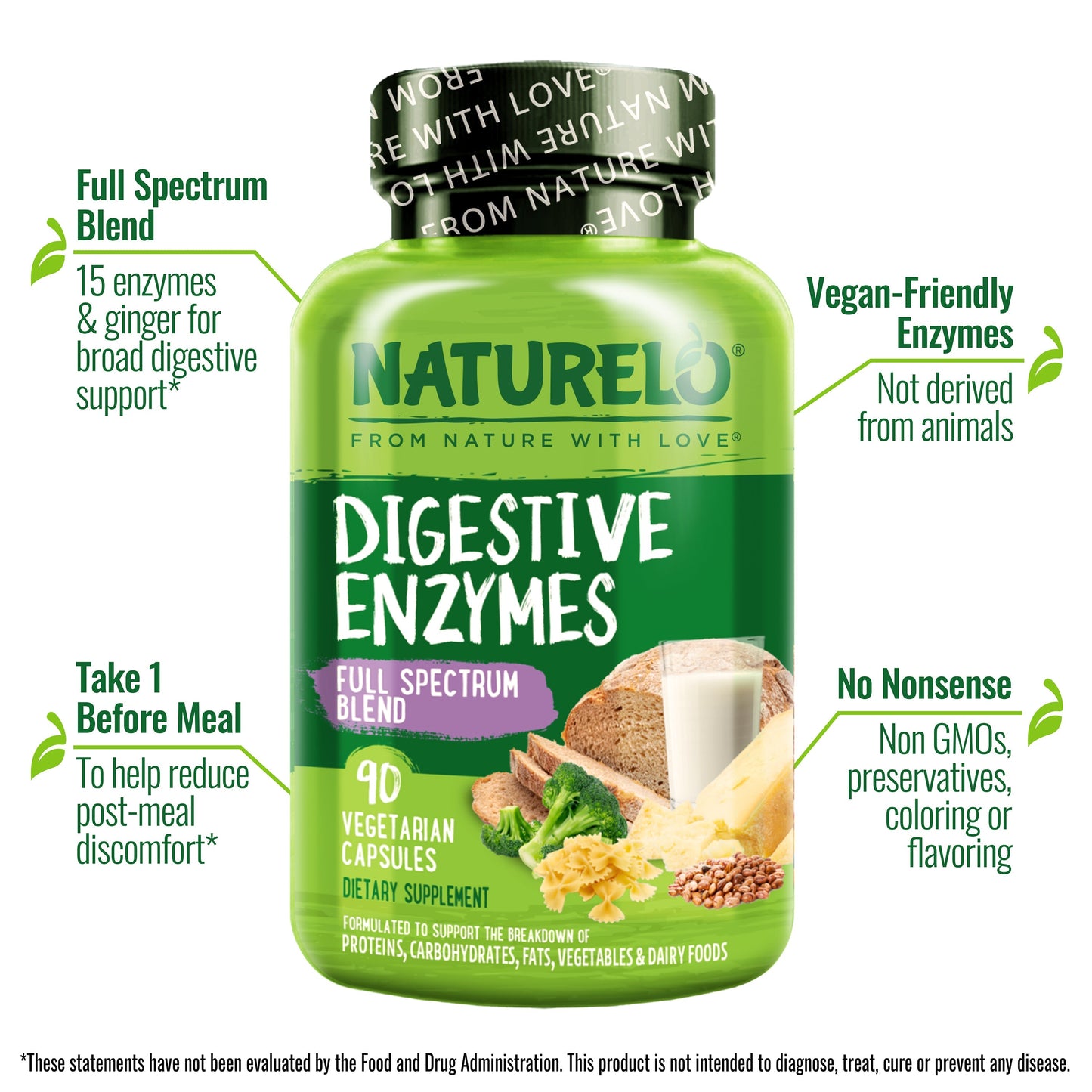 Digestive Enzymes, Full Spectrum Blend